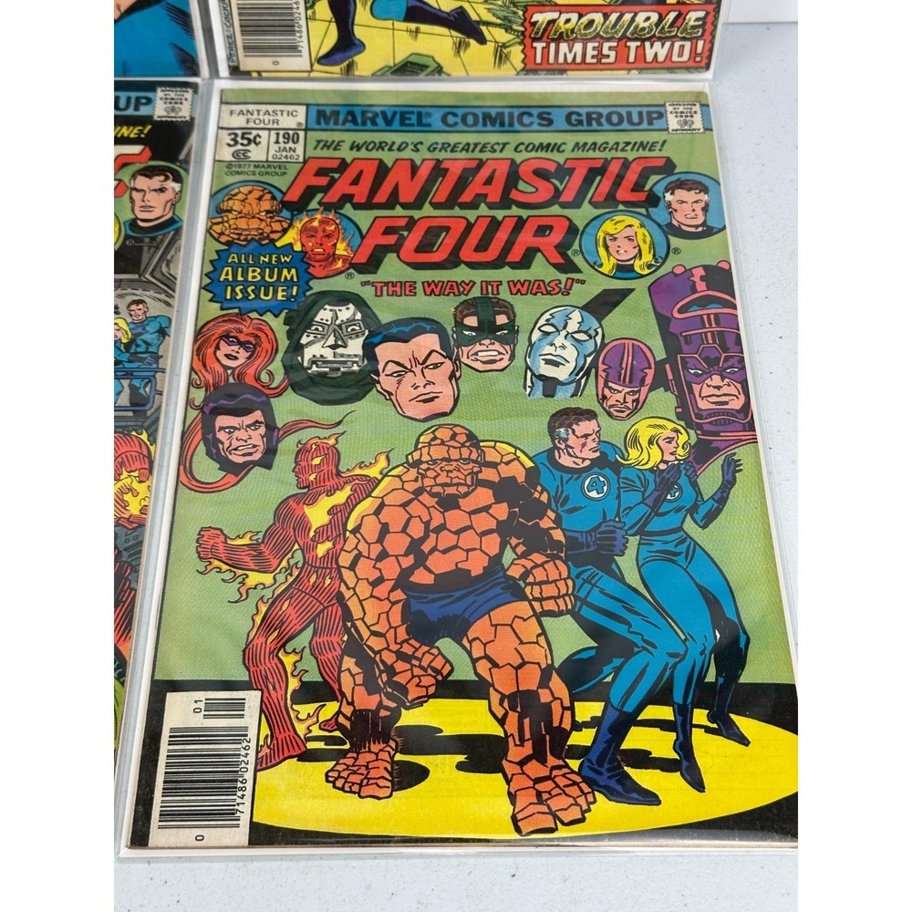 Fantastic Four #185 - 190 Run 1st Nicholas Scratch Salem Seven 1977 Marvel Nice! - Picture 7 of 7